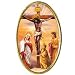 Car Visor Clip - Jesus Crucifed of Esquipulas - 1.75"x1.0" - Clip on