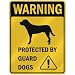 WARNING  GREATER SWISS MOUNTAIN DOG PROTECTED BY GUARD DOGS  PARKING SIGN DOG