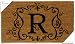Monogram Coir Doormat Insert - R