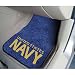 NAVY Carpeted Car Mats