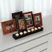 Teak 7-tealight Candle Holder