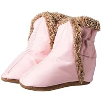Robeez Infant/Toddler Furry Trimmed Booties