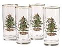 Spode Christmas Tree Highball Glasses, Set of 4