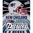 New England Patriots Light Weight Fleece NFL Blanket (Shadow Series) (50"x60")