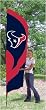 Houston Texans Tall Team Garden/House Flags 8.5 ft x 2.5 ft NFL Football Fan Shop Sports Team Merchandise