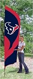 Houston Texans Tall Team Garden/House Flags 8.5 ft x 2.5 ft NFL Football Fan Shop Sports Team Merchandise