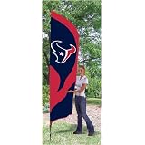 Houston Texans Tall Team Garden House Flags 8.5 ft x 2.5 ft NFL Football Fan Shop Sports...