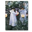 Carnation, Lily, Lily, Rose - Box Set of 12 Greeting Cards and matching patterned envelopes
