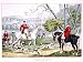 Fox chase: Throwing off (Reprint 24" x 18")
