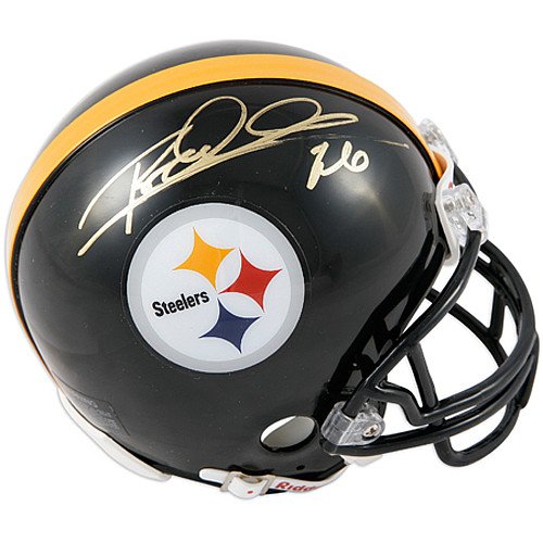 Mounted Memories Pittsburgh Steelers Rod Woodson Autographed Mini Helmet