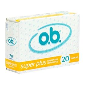 o.b. Tampons, Super Plus Absorbency 20 tampons