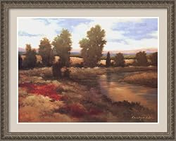 Warm Spring I Framed Print by Kanayo Ede Framed