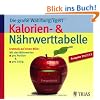 Die gro�e Wahrburg/Egert Kalorien-&-N�hrwerttabelle: Erstmals auf einen Blick: Mit den N�hrwerten  pro Portion & pro 100 g