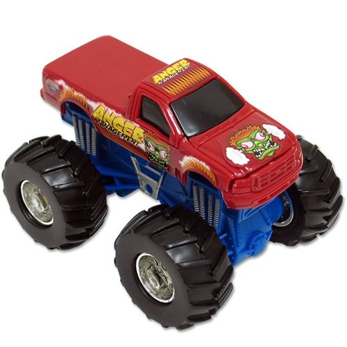 Hot Wheels Monster Jam ANGER MANAGEMENT Rev Tredz Official Monster Truck Series 1:43 Scale