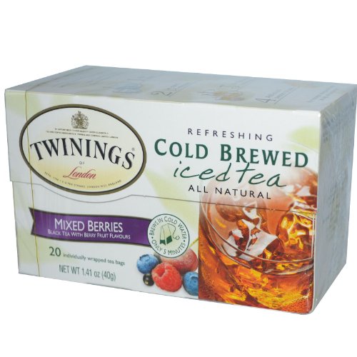 Twinings Cold Brewed Iced Tea Mixed Berries -- 20 Tea Bags