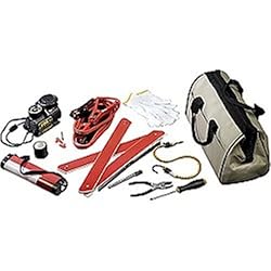 UPG 86039 Emergency Road Kit in Canvas Bag - 11 Piece