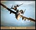 A 10A Thunderbolt Plane Usa Military Framed Art Poster Print - 16