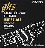 GHS ML3075 Brite Flats Electric Bass Strings