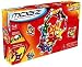 Webz 54 Piece Magnetic Construction Set with colorful transparent dics,  bars and  balls