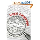 Legal Language by  Peter M. Tiersma