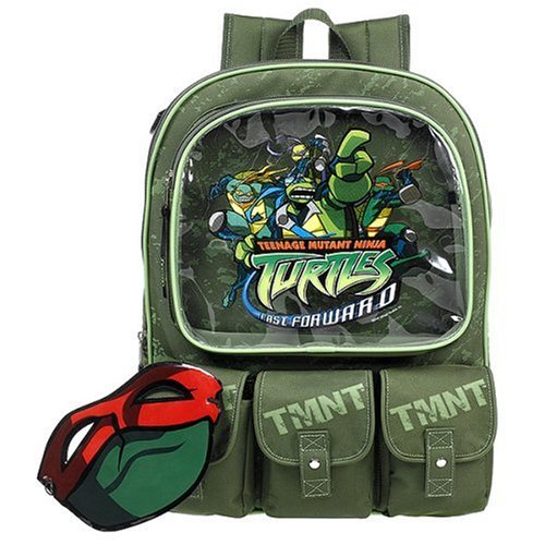 Childrens Toyshop  Toys : Teenage Mutant Ninja Turtles Backpack with Bonus Ninja Turtle Mask