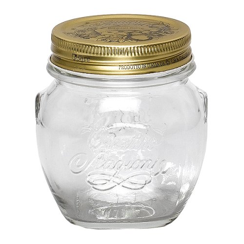 Bormioli Rocco Quattro Stagioni Anphora 10 1/8 Ounce Canning Jar, Set of 12