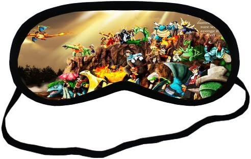 Anime Pokemon Sleeping Mask Comfortable Face Blindfold Cotton Soft Smooth Eyes Sleeping Mask Easy Carry For Travel or Office