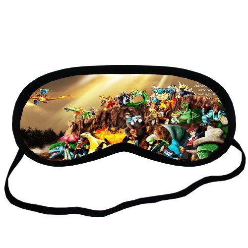 Anime Pokemon Sleeping Mask Comfortable Face Blindfold Cotton Soft Smooth Eyes Sleeping Mask Easy Carry For Travel or Office