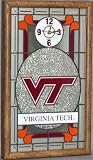 Virginia Tech Hokies Framed Glass Wall Clock - B0009VA4TW