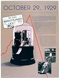 Ten Days That Shook the Nation - Stock Market Crash of 1929 Education Art Poster Print, 17x22
