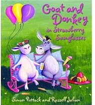 Goat and Donkey in Strawberry Sunglasses