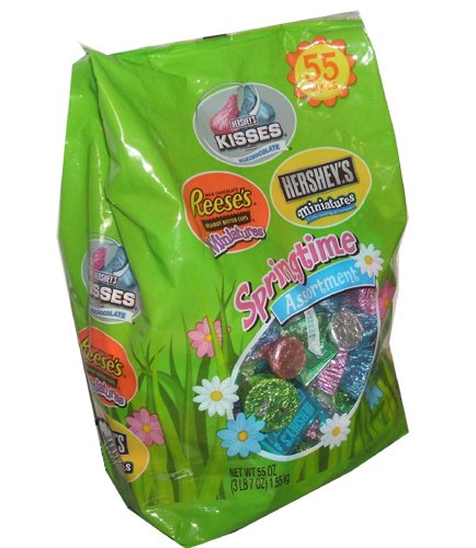 Hersheys Reeses Easter Holiday Chocolate 55 Ounce Gift Bag