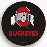 Ohio State Buckeyes NCAA Licensed Black Tire Cover