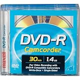 Maxell DVD-R CAM/SONY/3PK 3¿ DVD-R & DVD-RW Removable Disc In Jewel Box for Sony DVD Camcorders