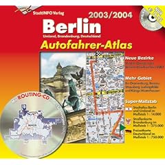 Berlin Autofahrer-Atlas 2003/2004, m. CD-ROM