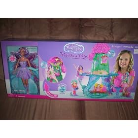 Barbie Fairytopia Mermaidia Playset Glitter Swirl fairy by 