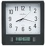 Seth Thomas Foreman Black Analog Wall Clock