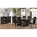 Home Elegance 710 Espresso Trestle Dining Table