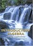 Introductory Algebra through Applications