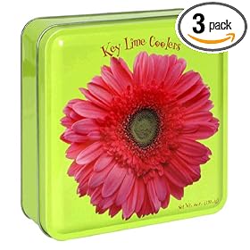 Byrd Cookie Company, Key Lime - Garden Party, 6-Ounce Tin (Pack of 3)