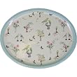Nina Campbell Perroquet Parakeet and Parrot Oval Metal Tray