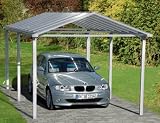 Beckmann Aluminium Carport 310 x 560 x 267 cm grau