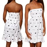Penn State Nittany Lions Ladies White Summer School Tube Dress (Small)