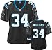 DeAngelo Williams Black Reebok Premier Carolina Panthers Women's Jersey - Small