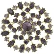 Purple Medallion Birthstones Jewelry