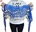 Viskey Fashion Chiffon Belly Dance Waist Chain with Golden Coins in 3-Layers