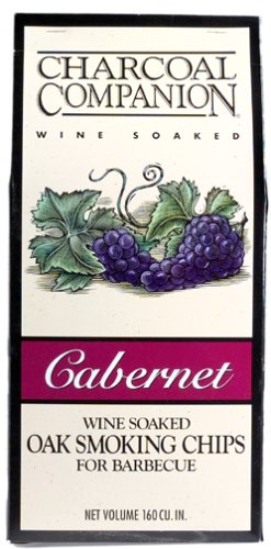 Charcoal Companion 1-1 2-Pound Bag of Cabernet Smoker Chips