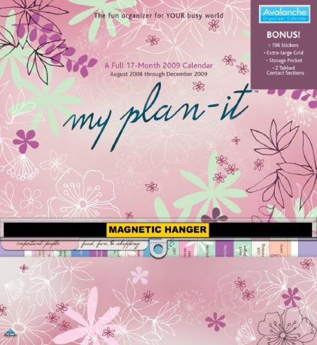 My Plan-it Floral 2009 Calendar: With Magnetic Hanger