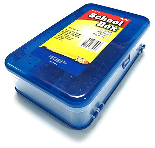 Hq advance products plastic school box, 2-sided with di…