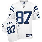 Reebok Indianapolis Colts Reggie Wayne Replica White Jersey XX Large